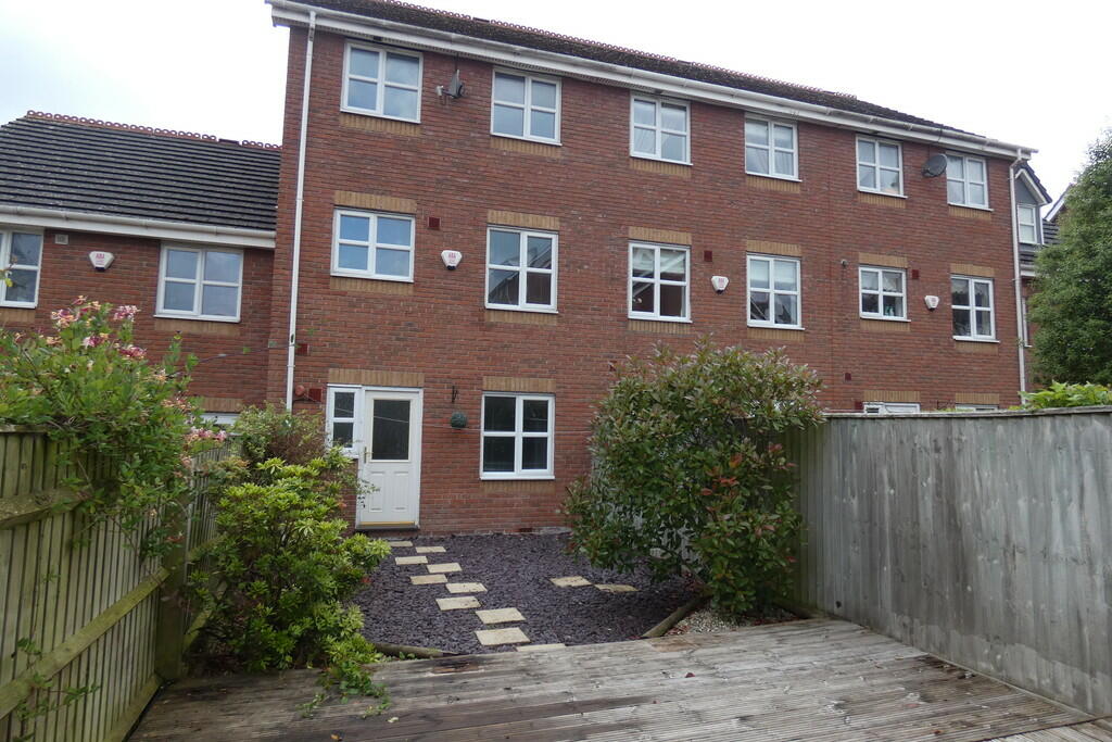 Rear of property