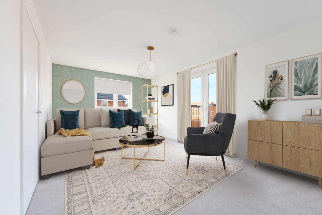 Enjoy evenings with the family in the living room on the first floor