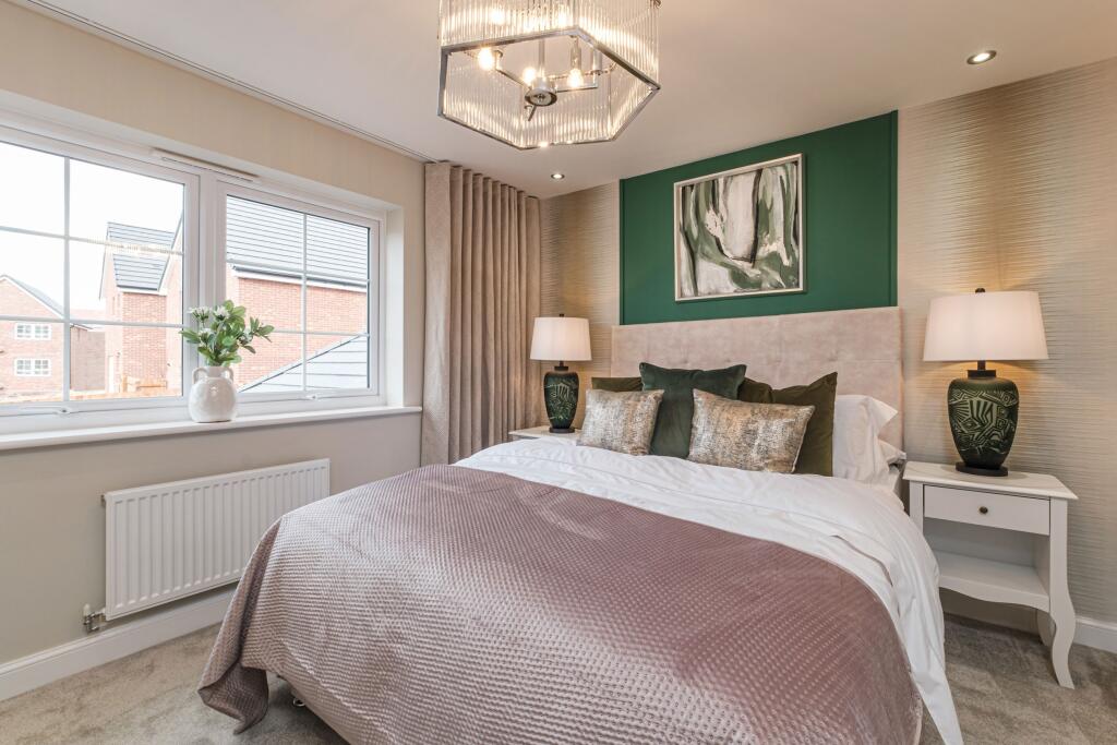 Interior view of the bed 1 in our 4 bed Kingsville home