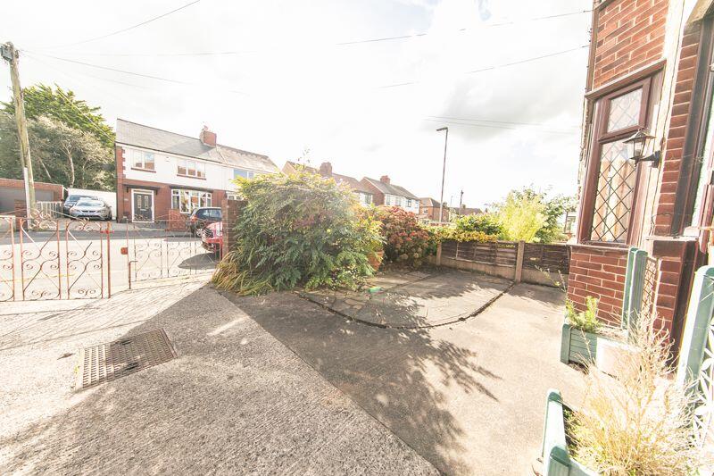 Driveway and front garden