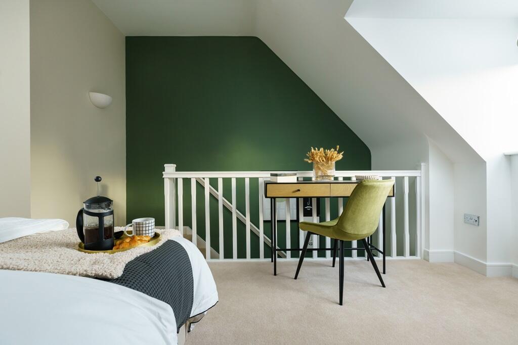 A quiet and productive workspace for remote work or study