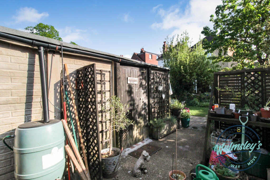 Garage at rear