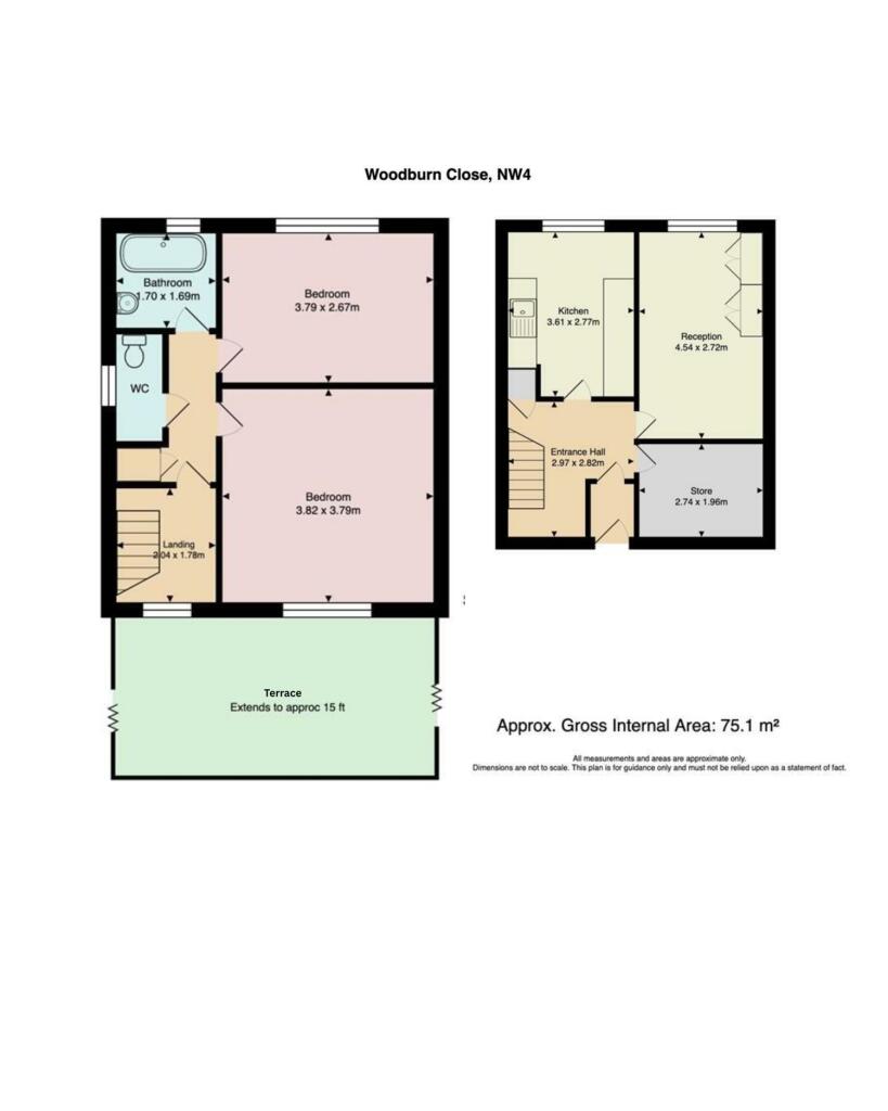 Blue White Modern House for Rent Instagram Post (2