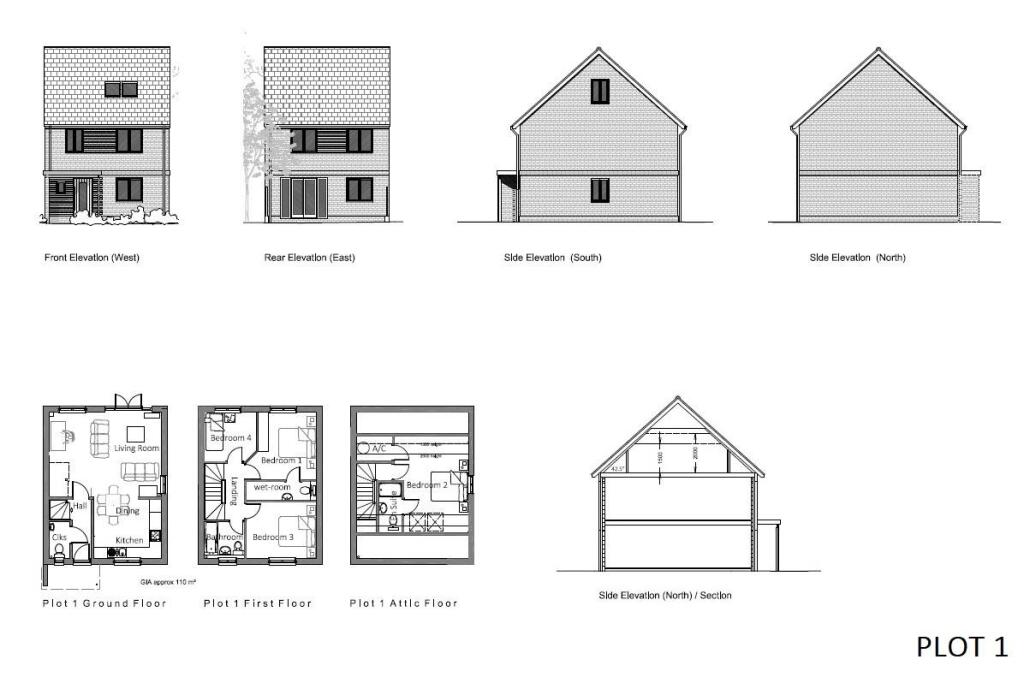 Land to Rear of 17 - 18, Townsend, Marston Magna, 