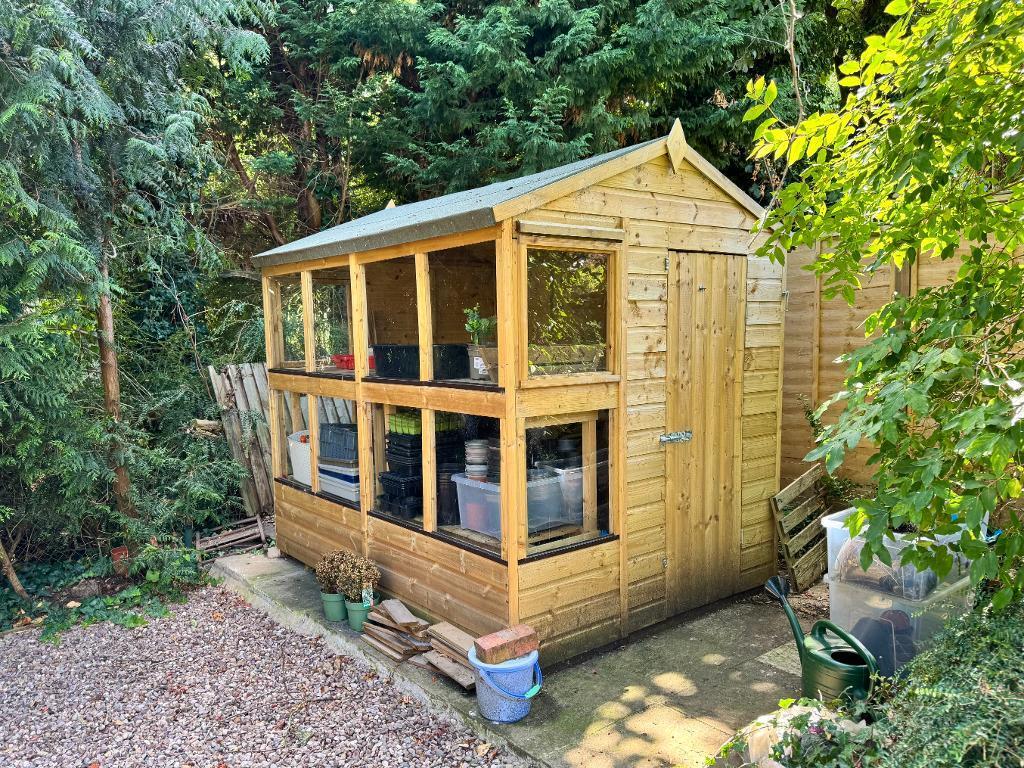 Large potting shed.