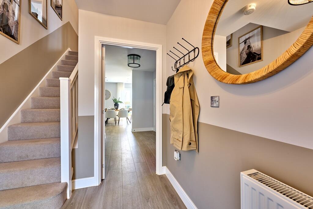 A separate entrance hallway