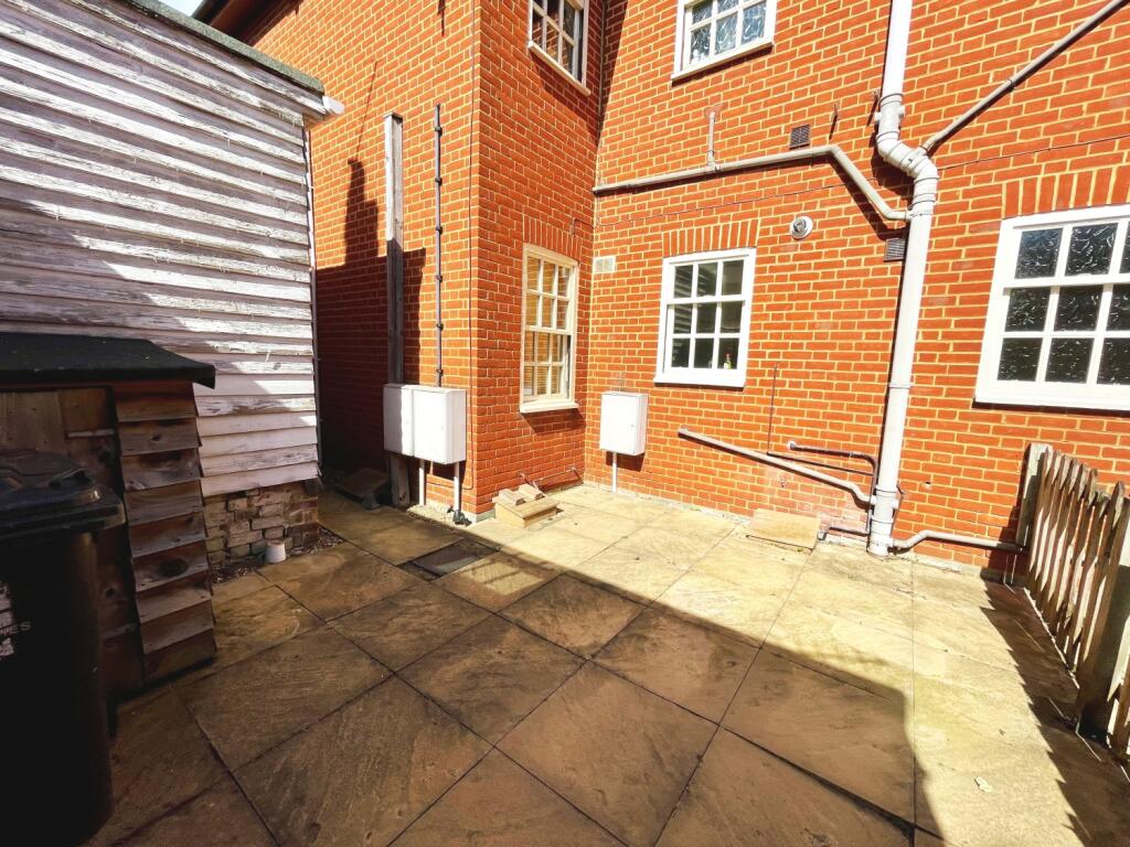 rear courtyard