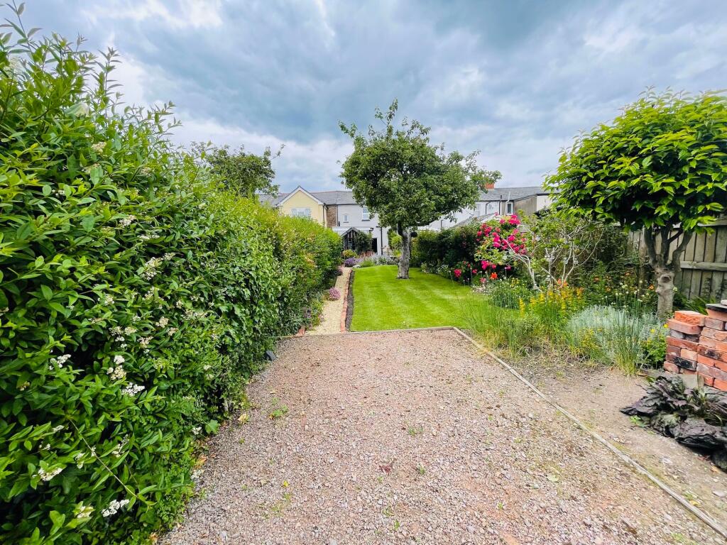 Rear garden &amp; parking area