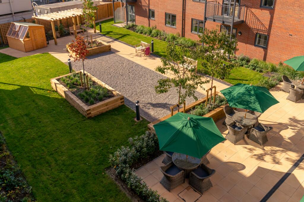 Typical landscaped gardens  