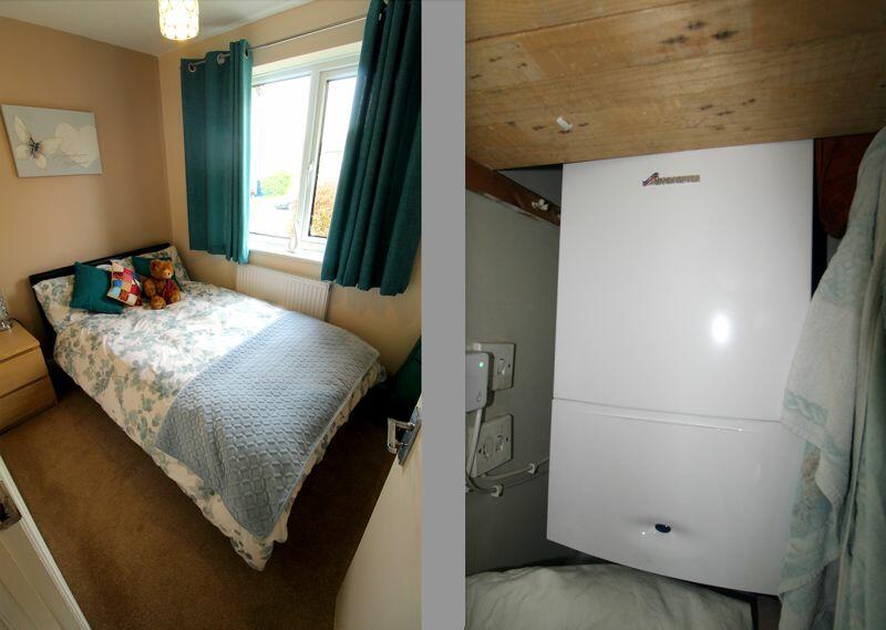Bedroom and Boiler