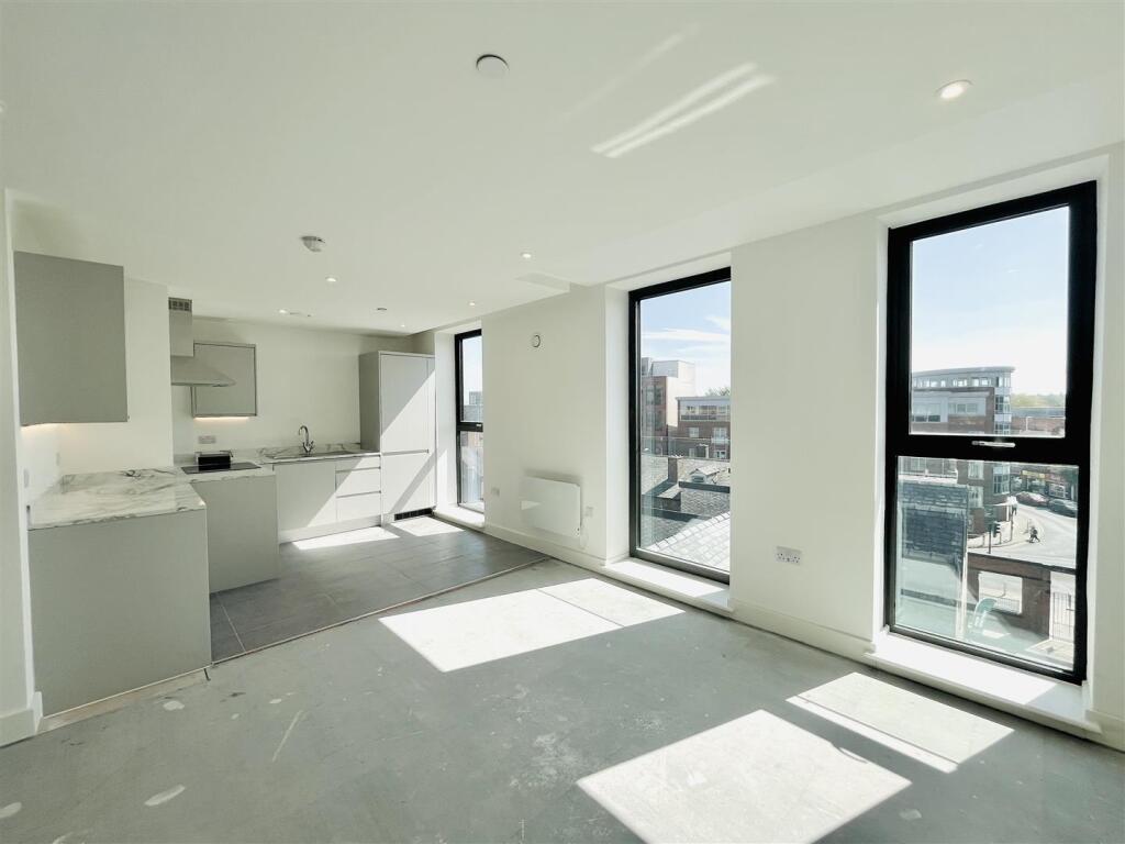 Living Room and Dining Kitchen