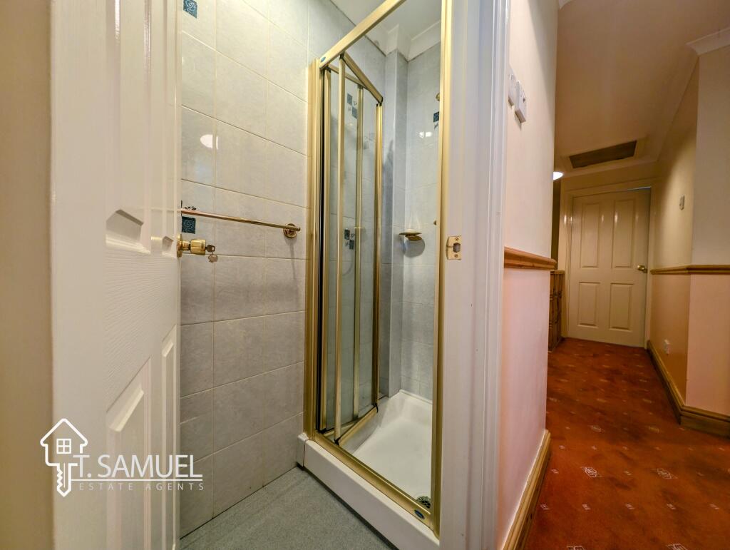 Upstairs shower room