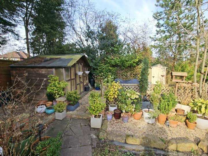 End of Garden with Summer House