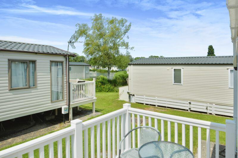 Decking and lake view