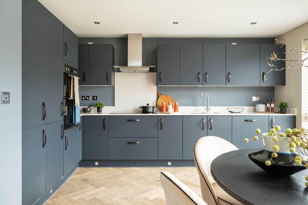 A brand new, modern kitchen is ready to go from the day you move in