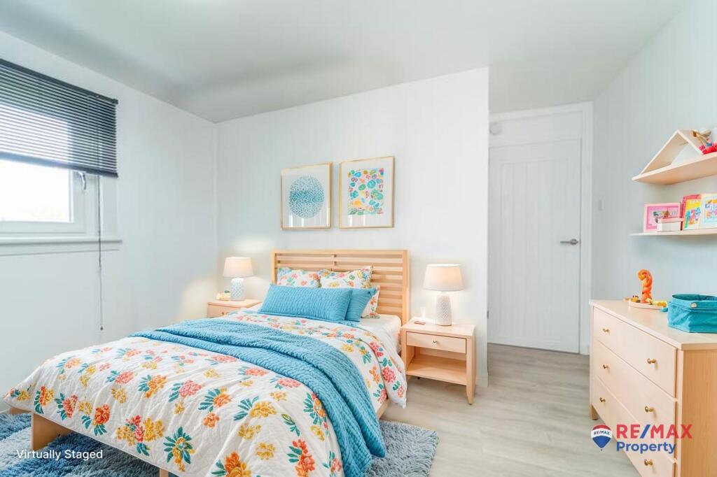 Virtually Staged Bedroom