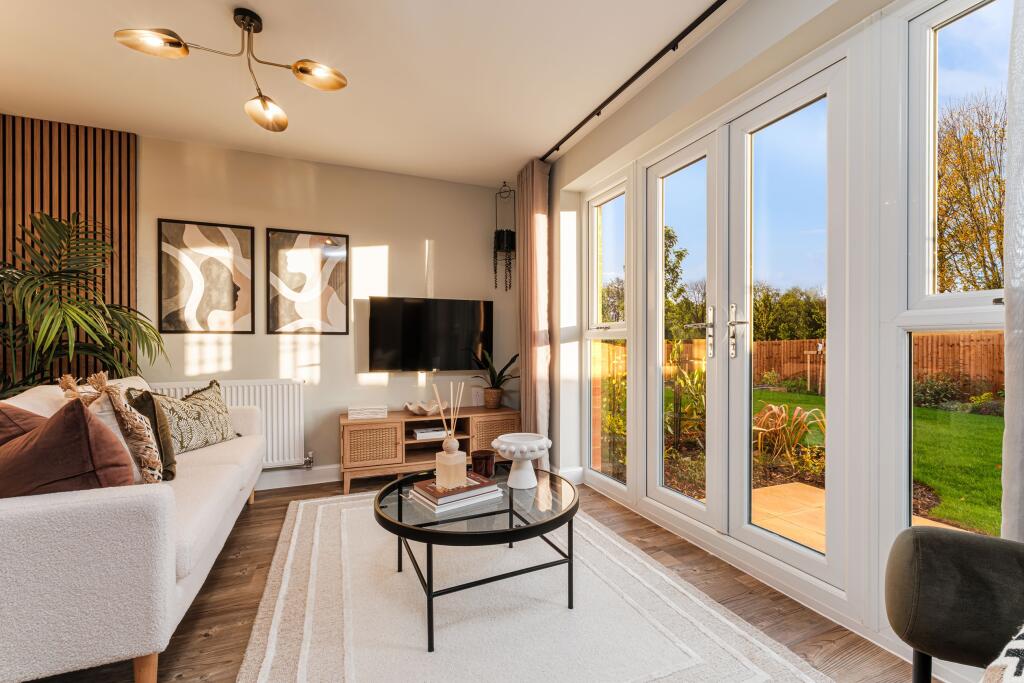 Interior view of the lounge in our 2 bed Denford home