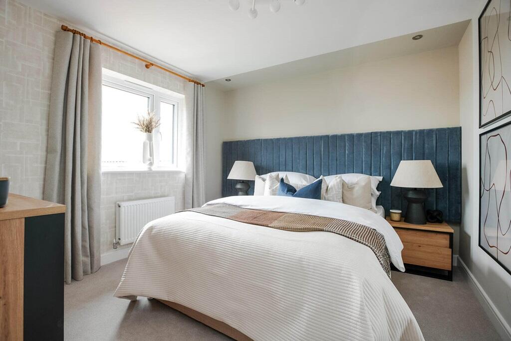 A second double bedroom is perfect for older children or guests