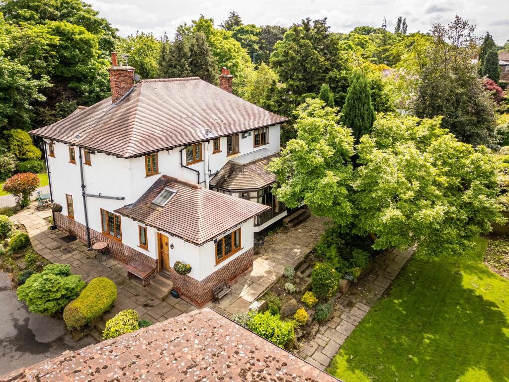 Rear of house