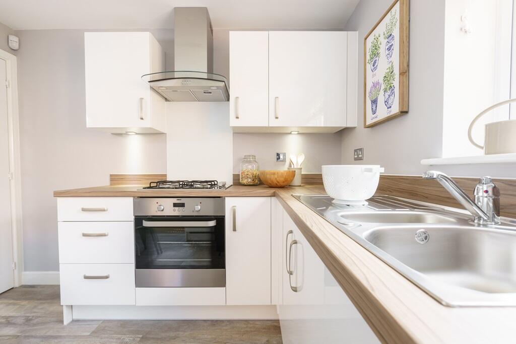 Modern easy to clean kitchen