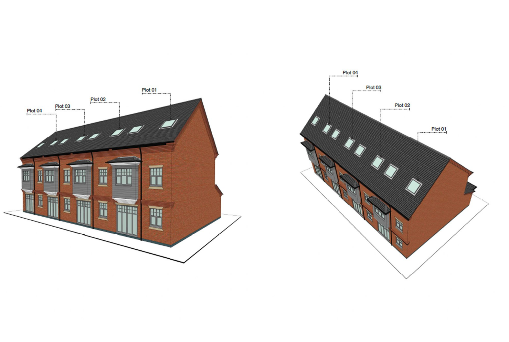 Proposed Rear Aerial Elevation