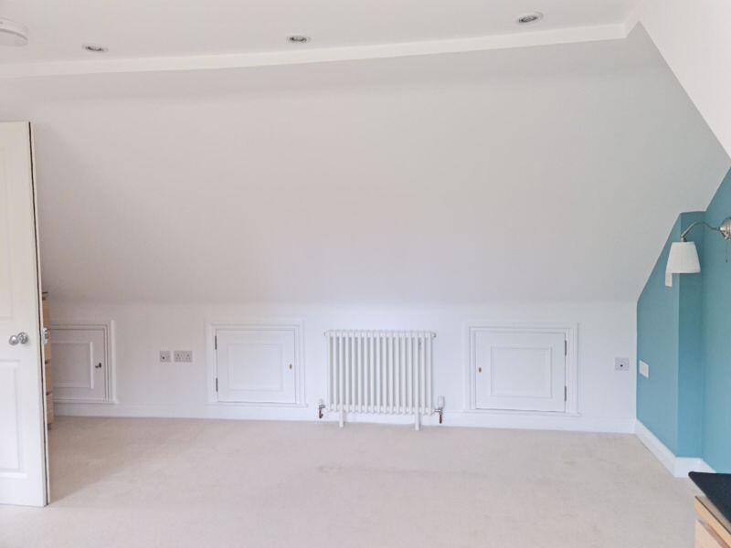 Full view loft bedroom 