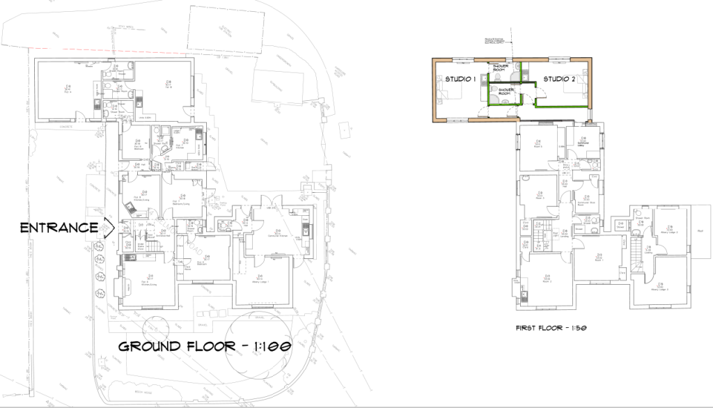 Proposed floorplans