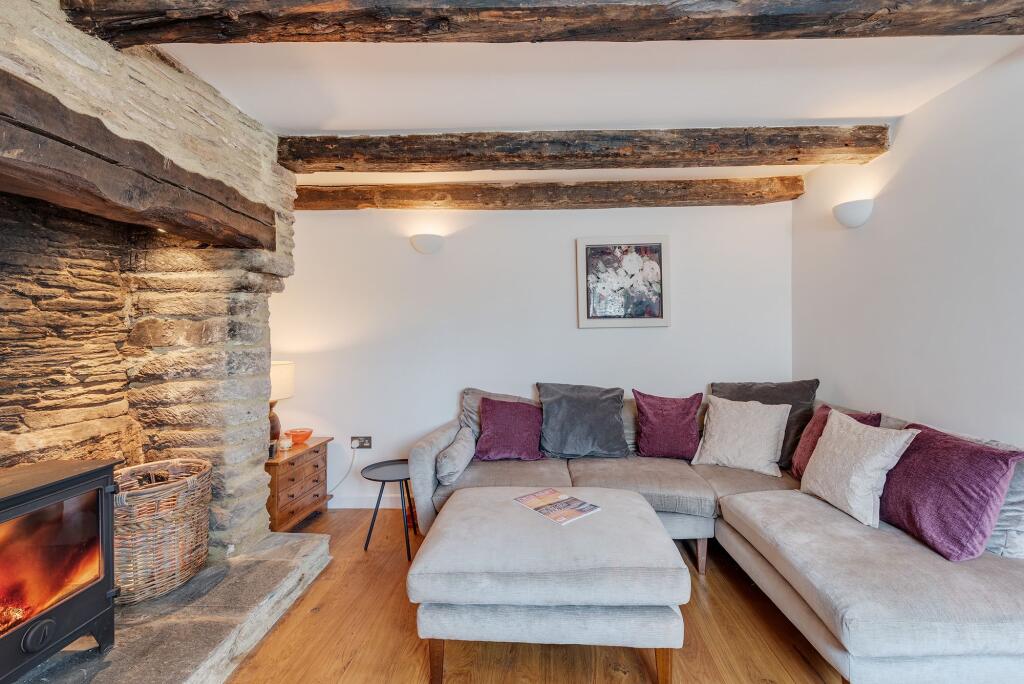 The Old Dairy, Stoke Fleming, Living Room