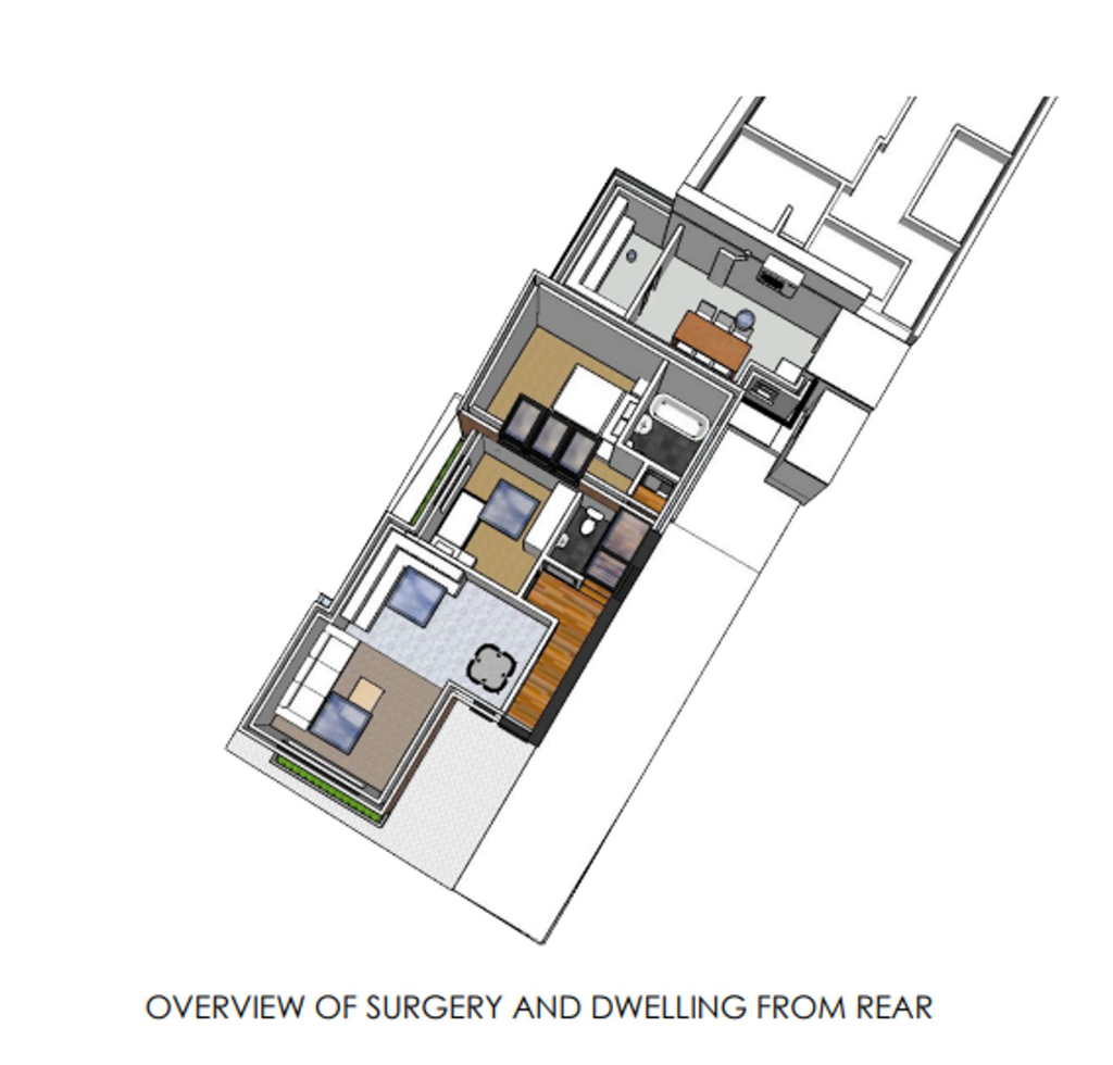 Overview Of Surgery &amp; Dwelling From Rear