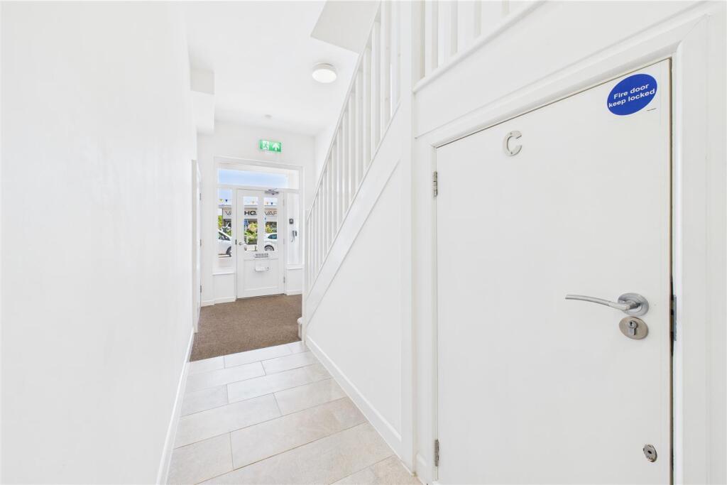 Flat storage cupboard and entrance