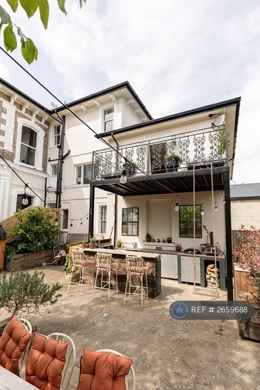 Outdoor Kitchen And Balcony.