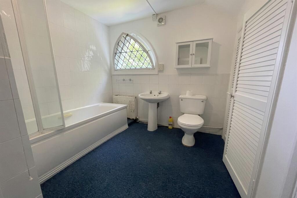 Bathroom with large 