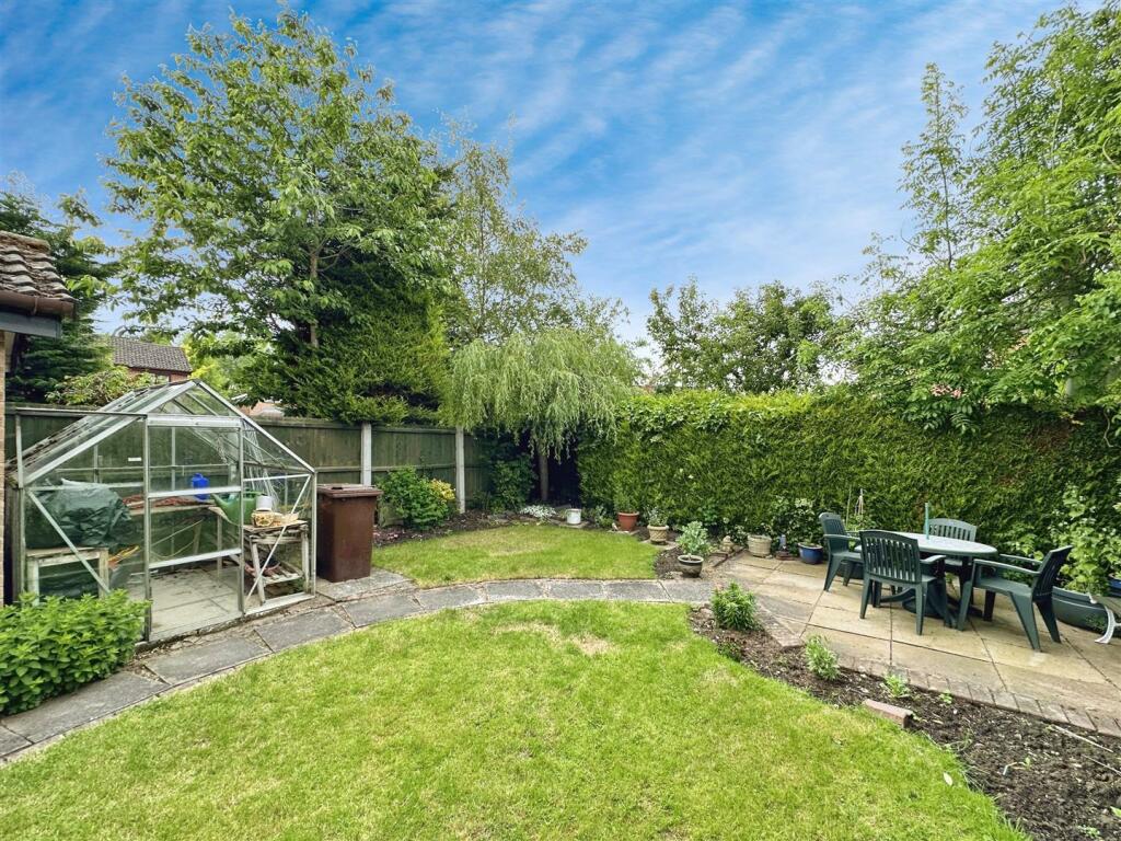 Rear garden