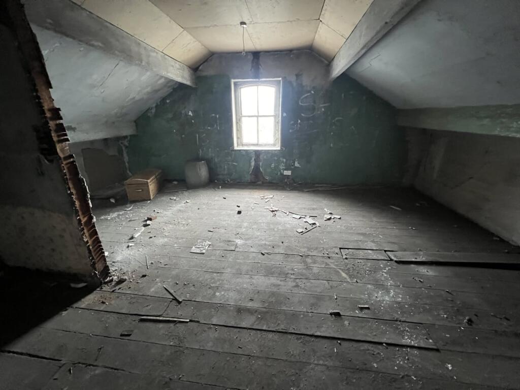 Attic - currently rough storage