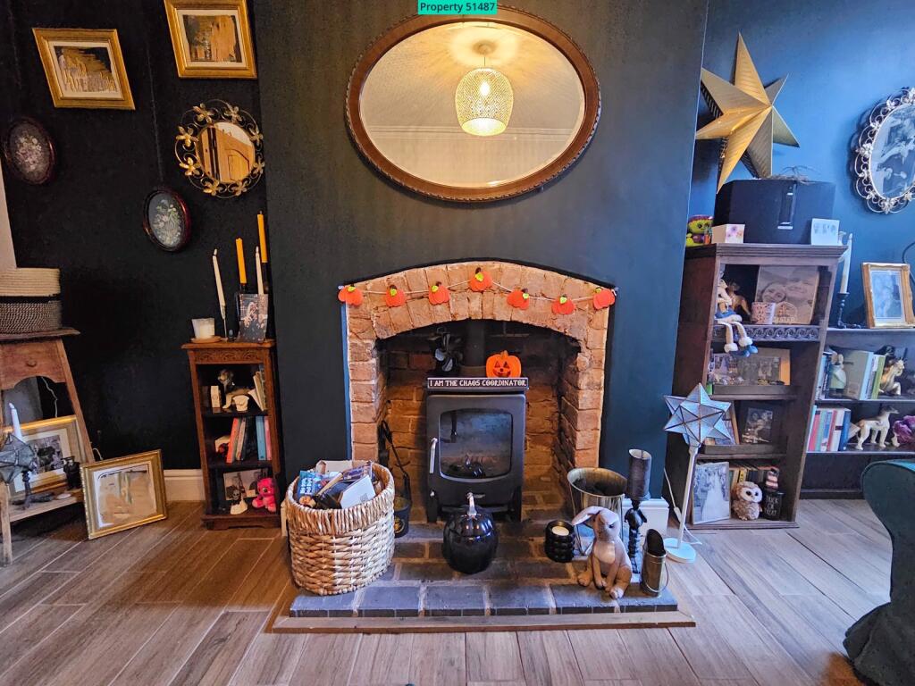 Log fire
