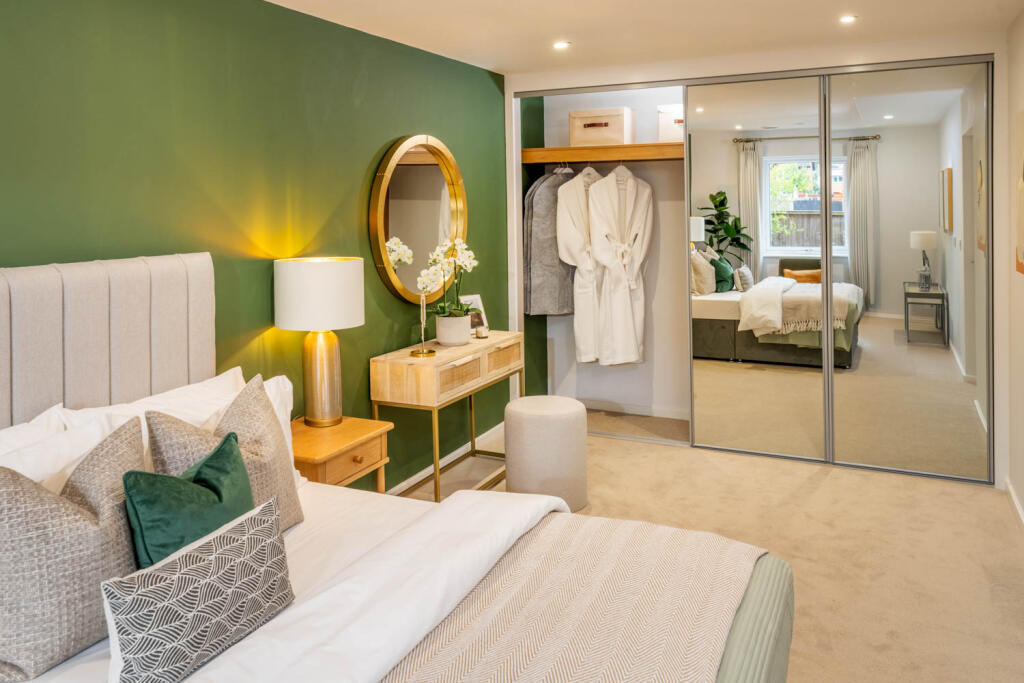 Typical master bedroom (2 bedroom apartment)