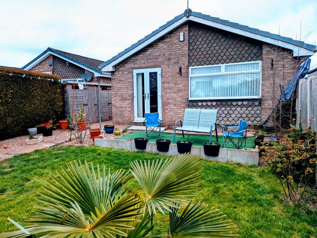 Rear view of property