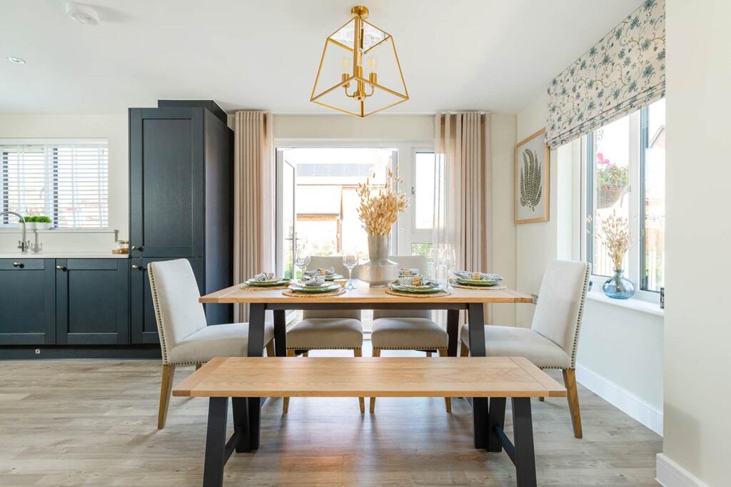 Ideal space to entertain - typical Taylor Wimpey home