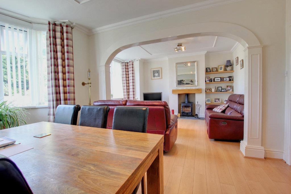 THROUGH LOUNGE &amp; DINING ROOM