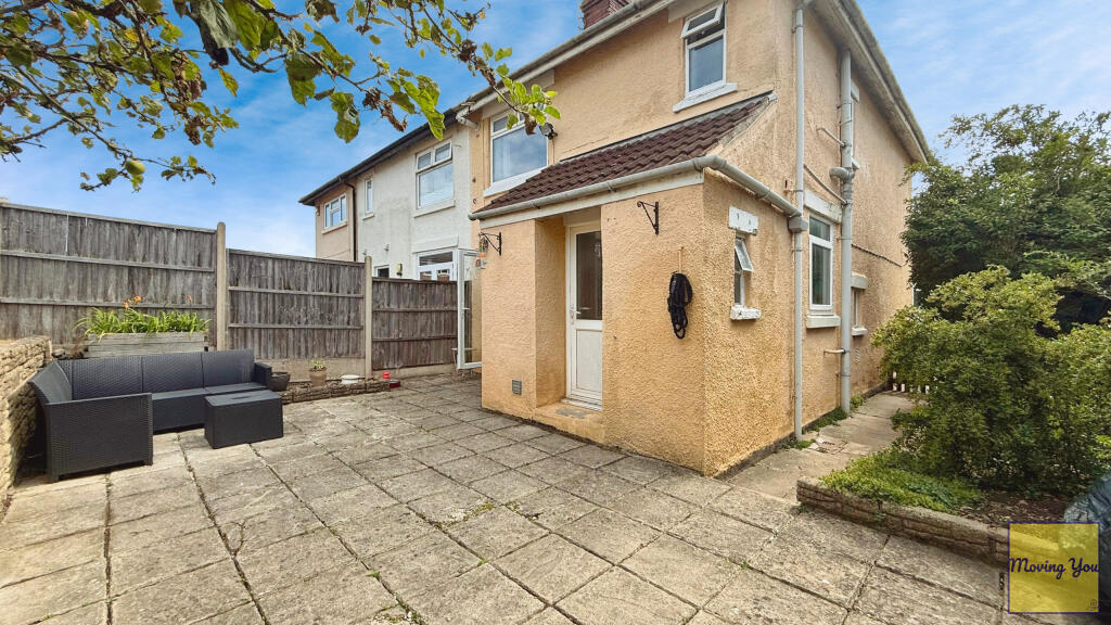 Rear of the property