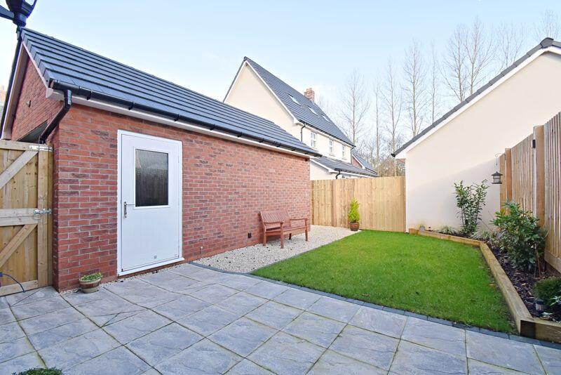 Garden and garage