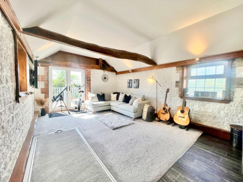 Barn conversion living space