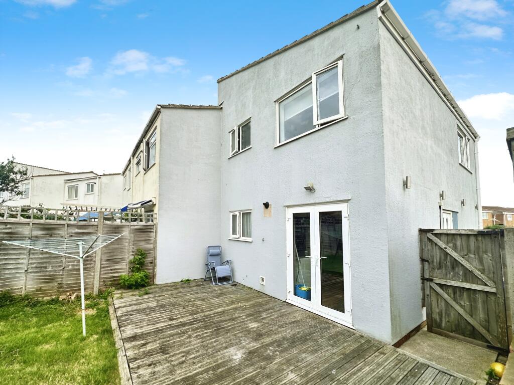 Back View Of The Property From The Private Rear Garden