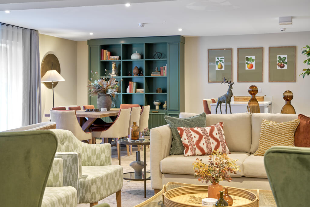 Typical communal lounge