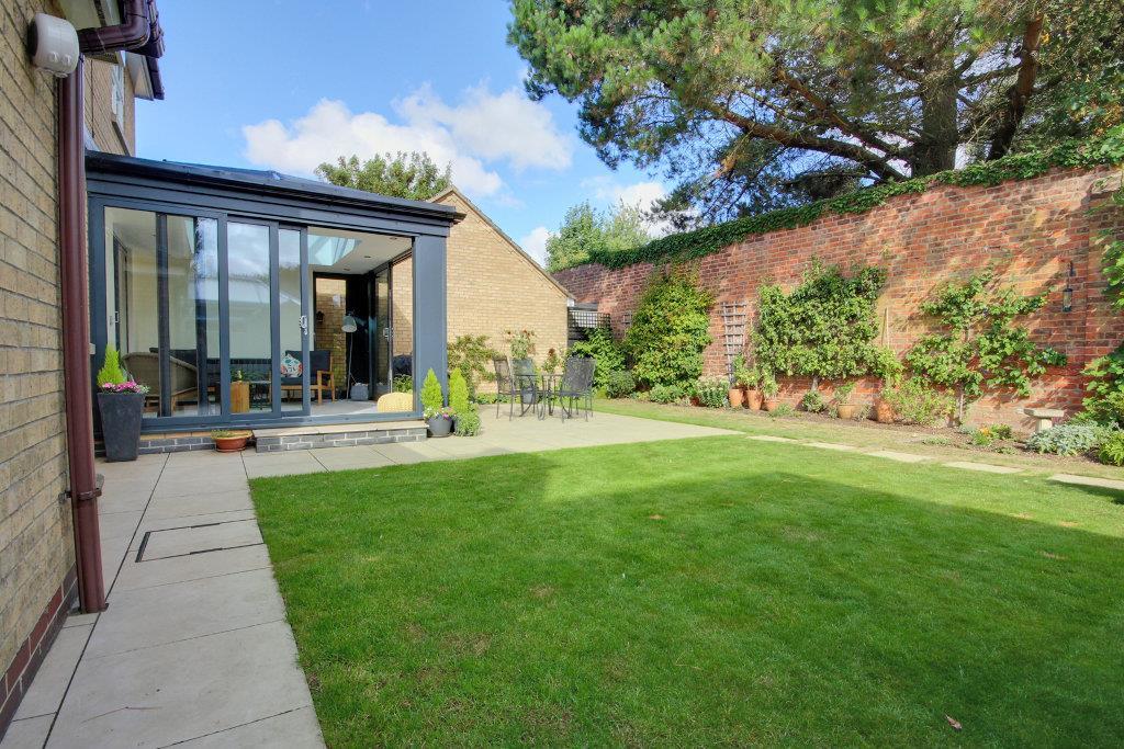 Beautiful orangery with two sets of sliding doors