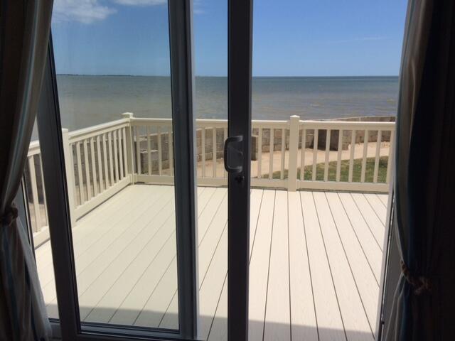 View from Decking