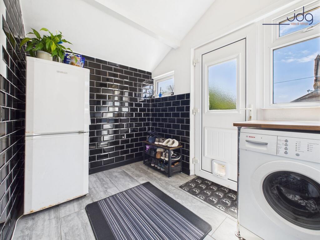 Stylish utility room