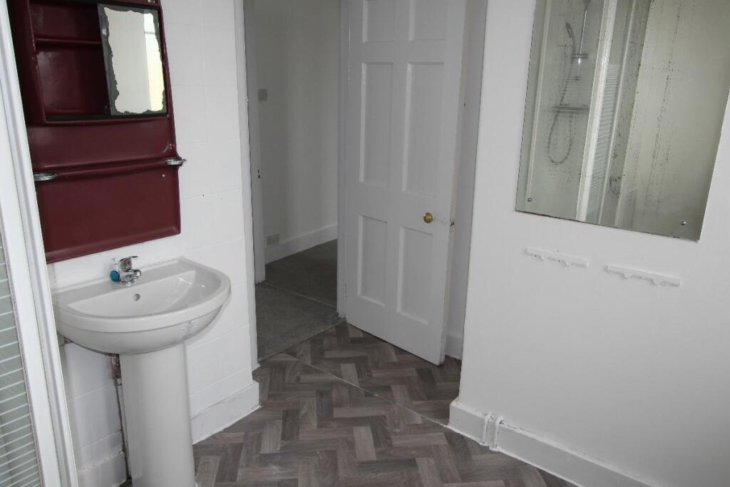 Top floor bathroom.