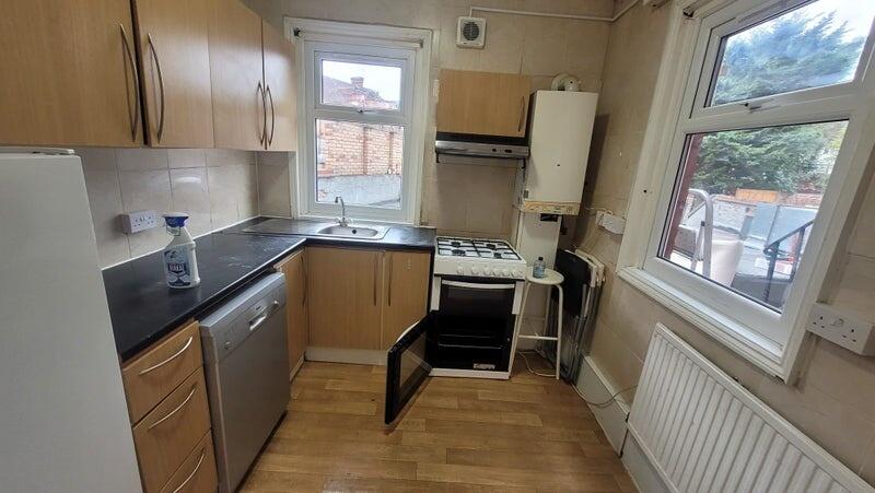 Bright and functional kitchen featuring ample n...