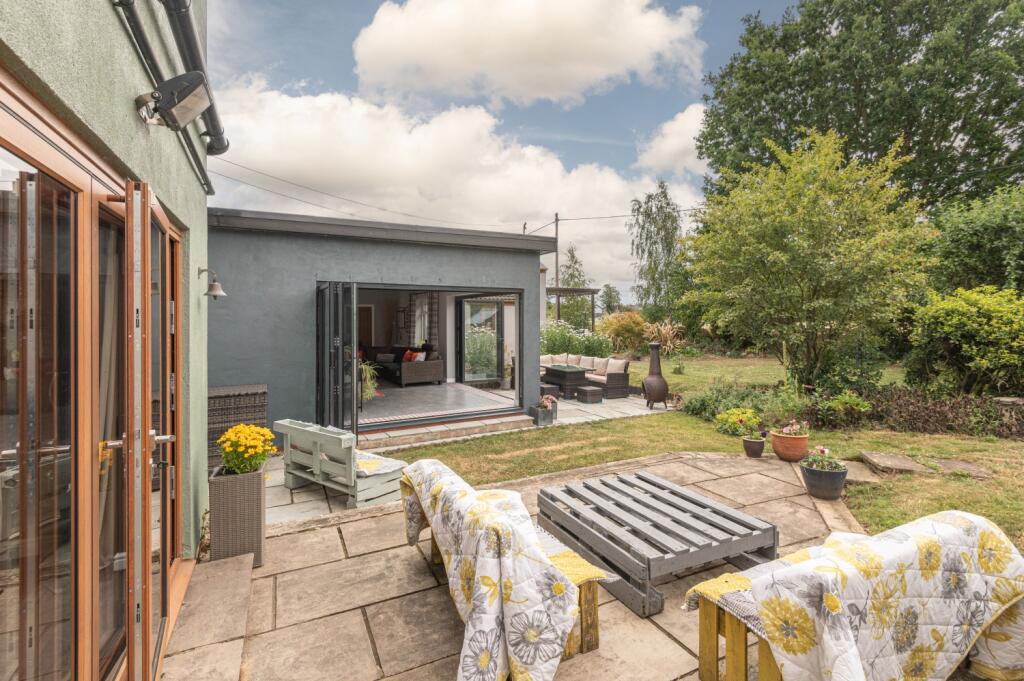 Rear view from the patio outside the diner